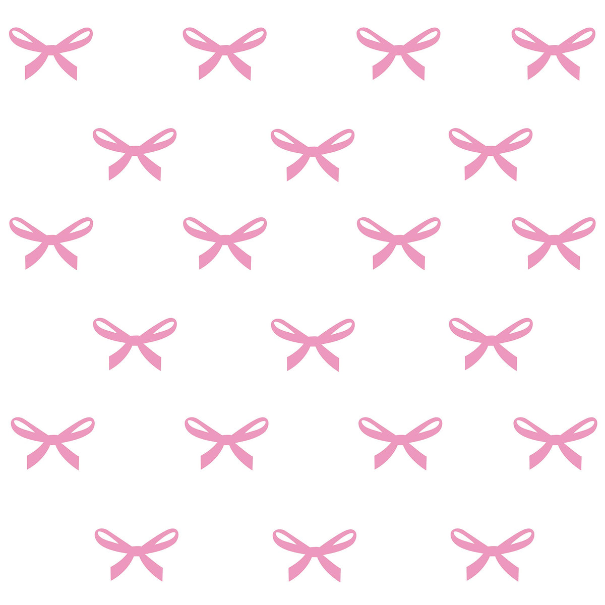 DXLING pink ribbon wall sticker for kids room, easy to remove without residue