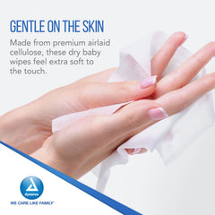 Dynarex makeup removal wipes with soft, effective cleansing.