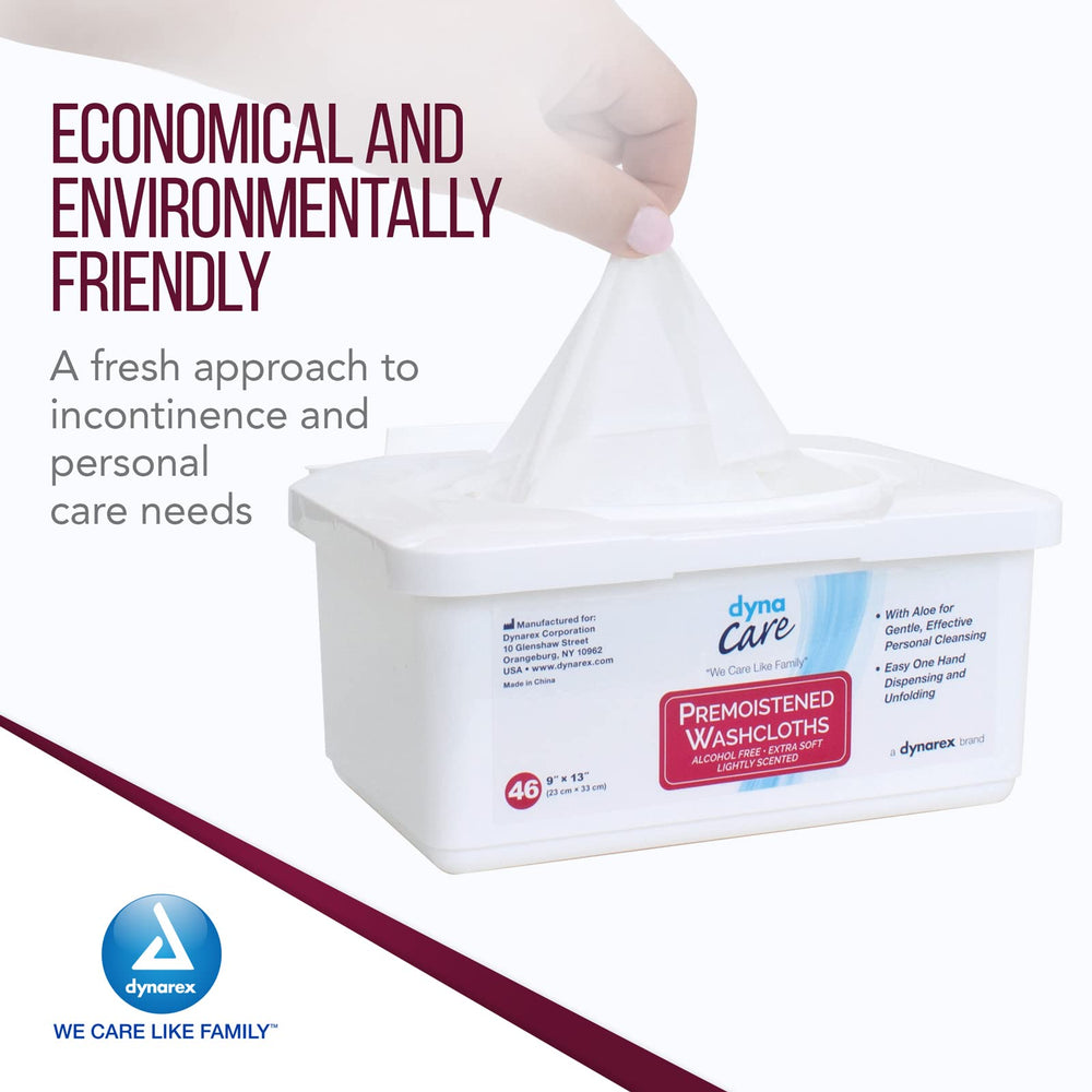 Dynarex wipes used for makeup removal and quick cleanses.