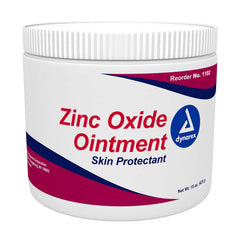 Dynarex Zinc Oxide Ointment jar ready for diaper rash relief.