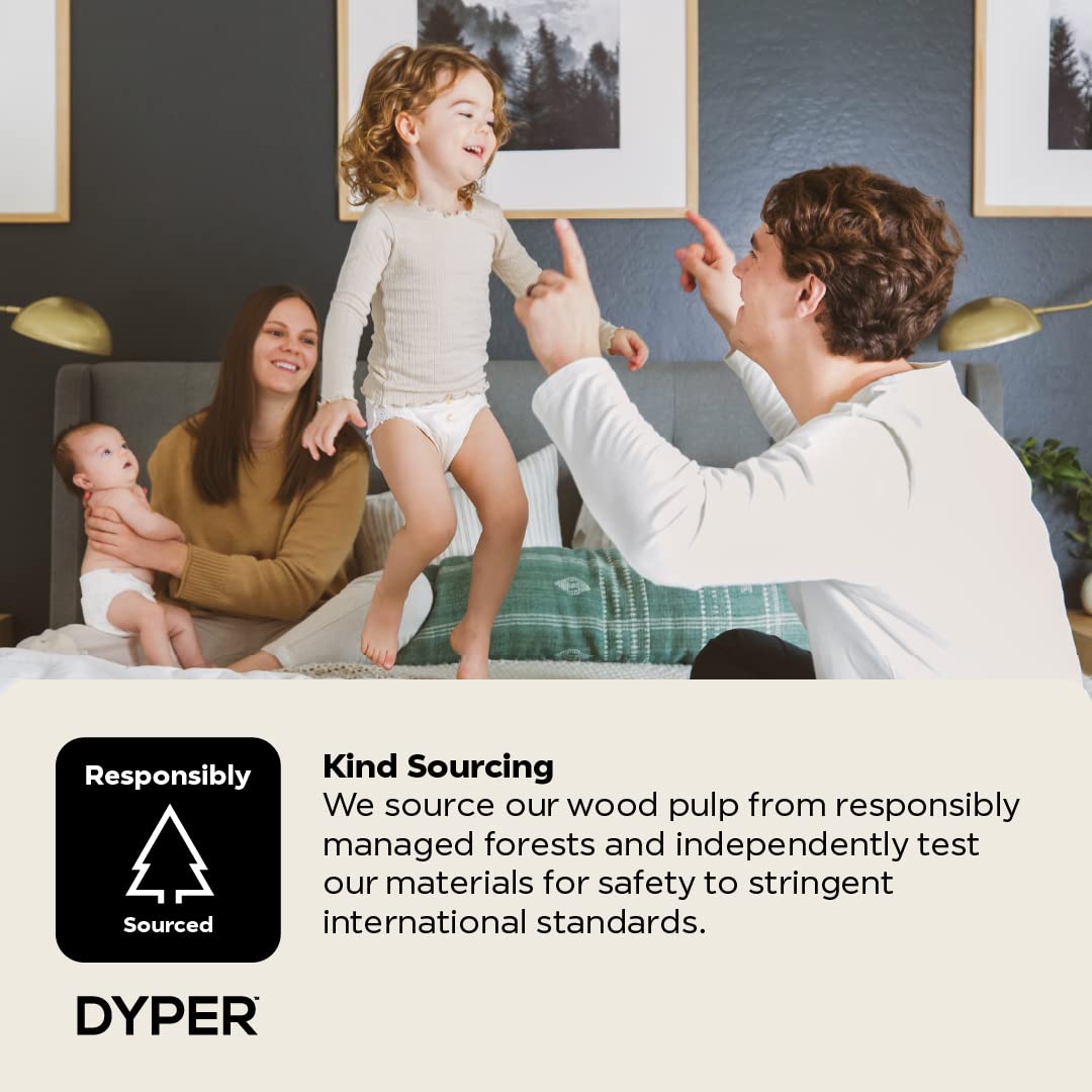 DYPER unscented design minimizes irritation while keeping wearers comfy.
