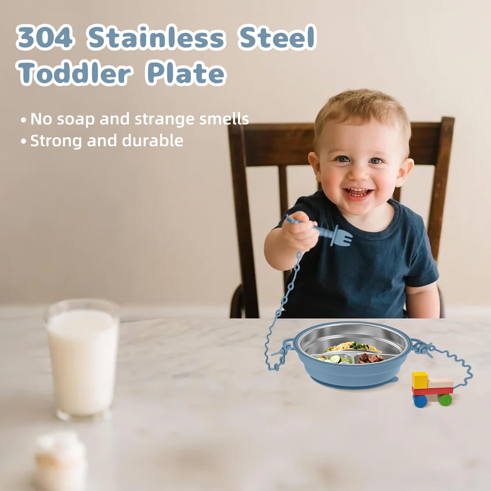 DZDOV dishwasher-safe design simplifies cleanup after busy mealtimes.