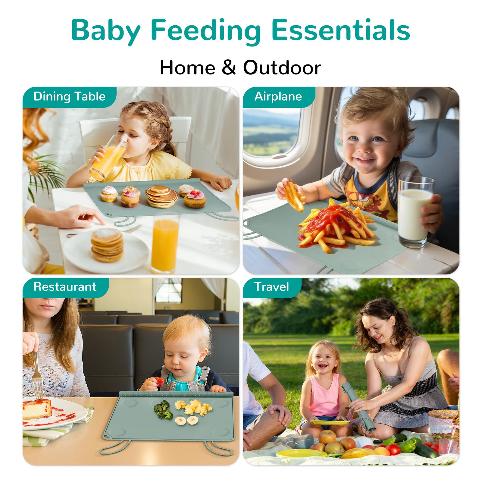 DZDOV restaurant and travel-friendly mealtime solution for toddlers.