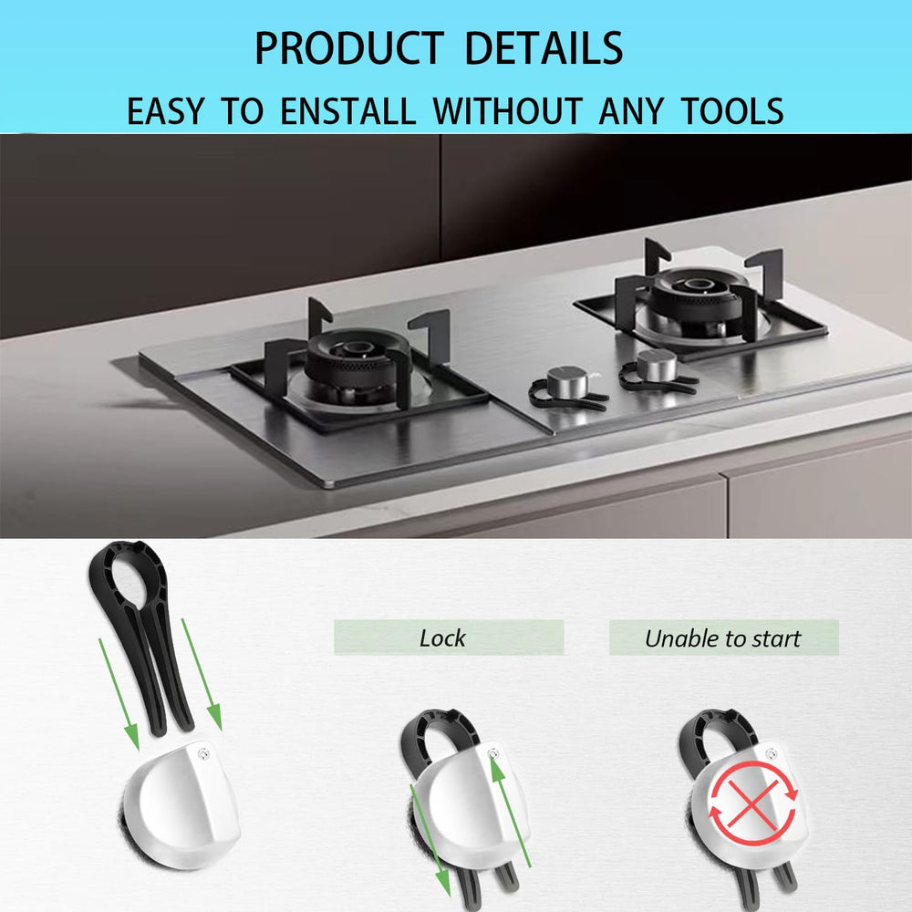 DZDXDZSW knob lock close-up reveals durable PC material.