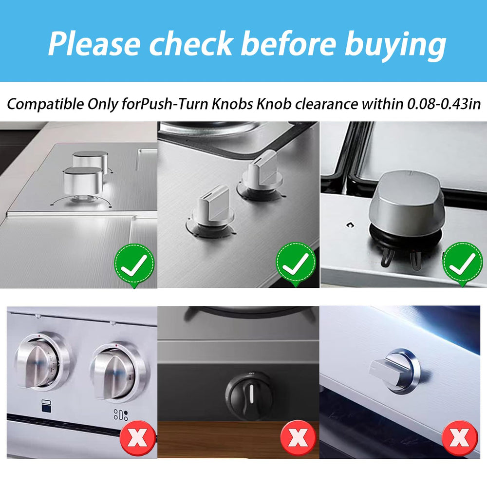 DZDXDZSW knob lock dimensions indicate gap compatibility.