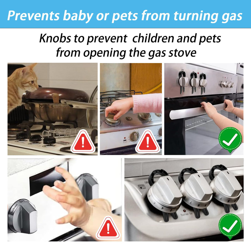 DZDXDZSW knob lock in use by caregiver to prevent access.