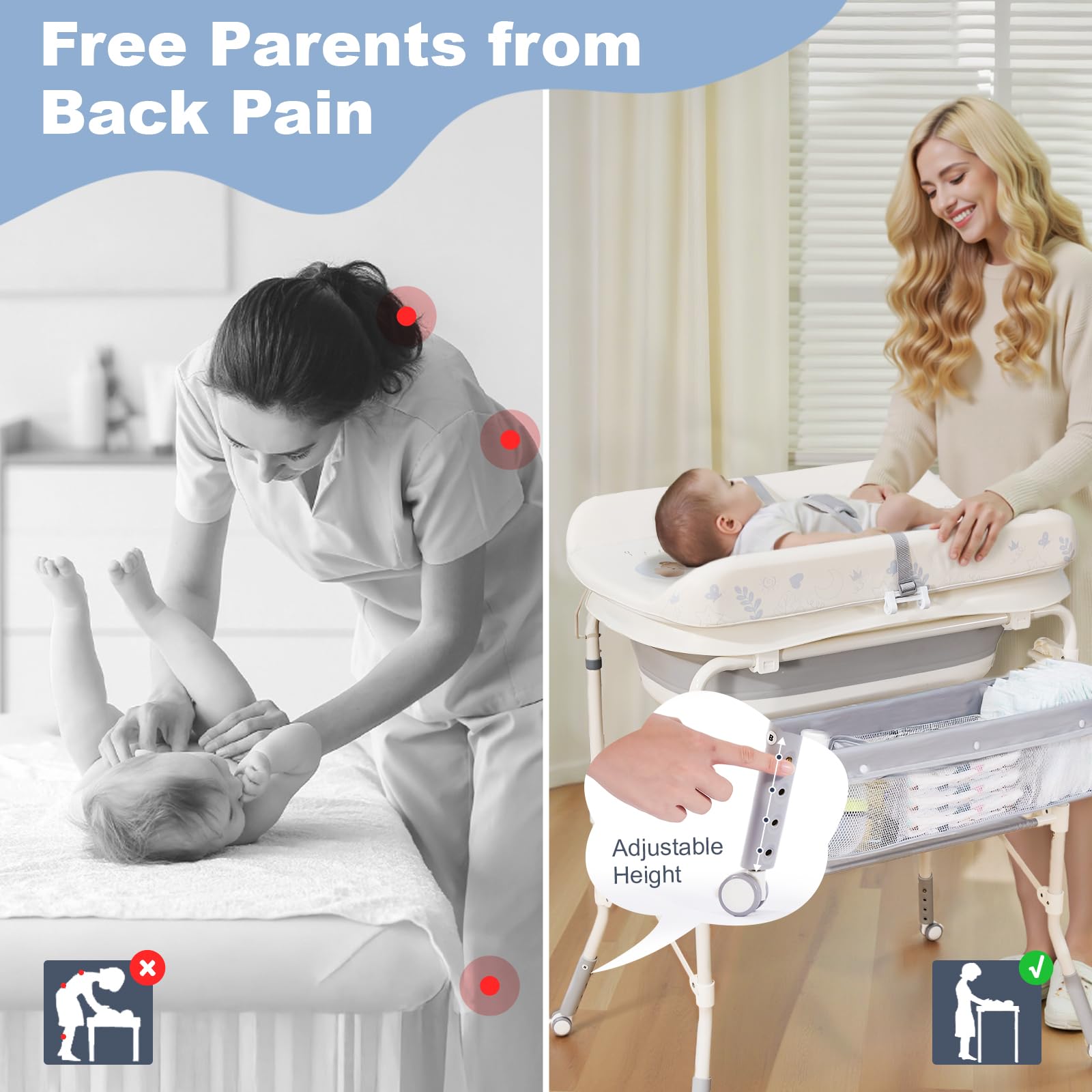 DZMDIP non-slip mat adds safety for seated infants.