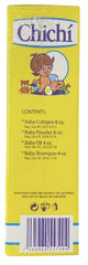 E de B Chichi Kit baby powder 8oz tub delivers moisture-absorbent freshness.