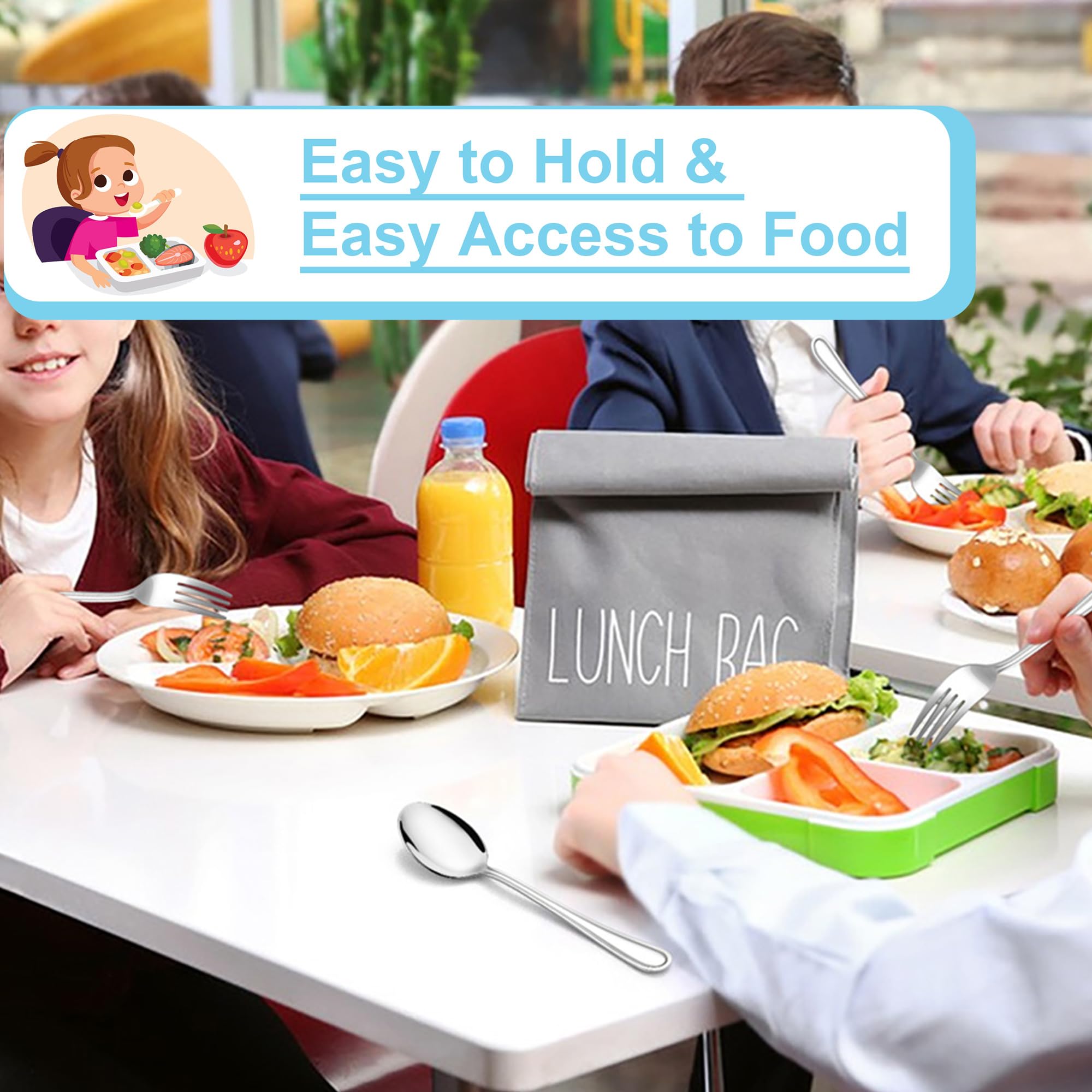 E-far nickel-free design keeps toddlers safe at every mealtime