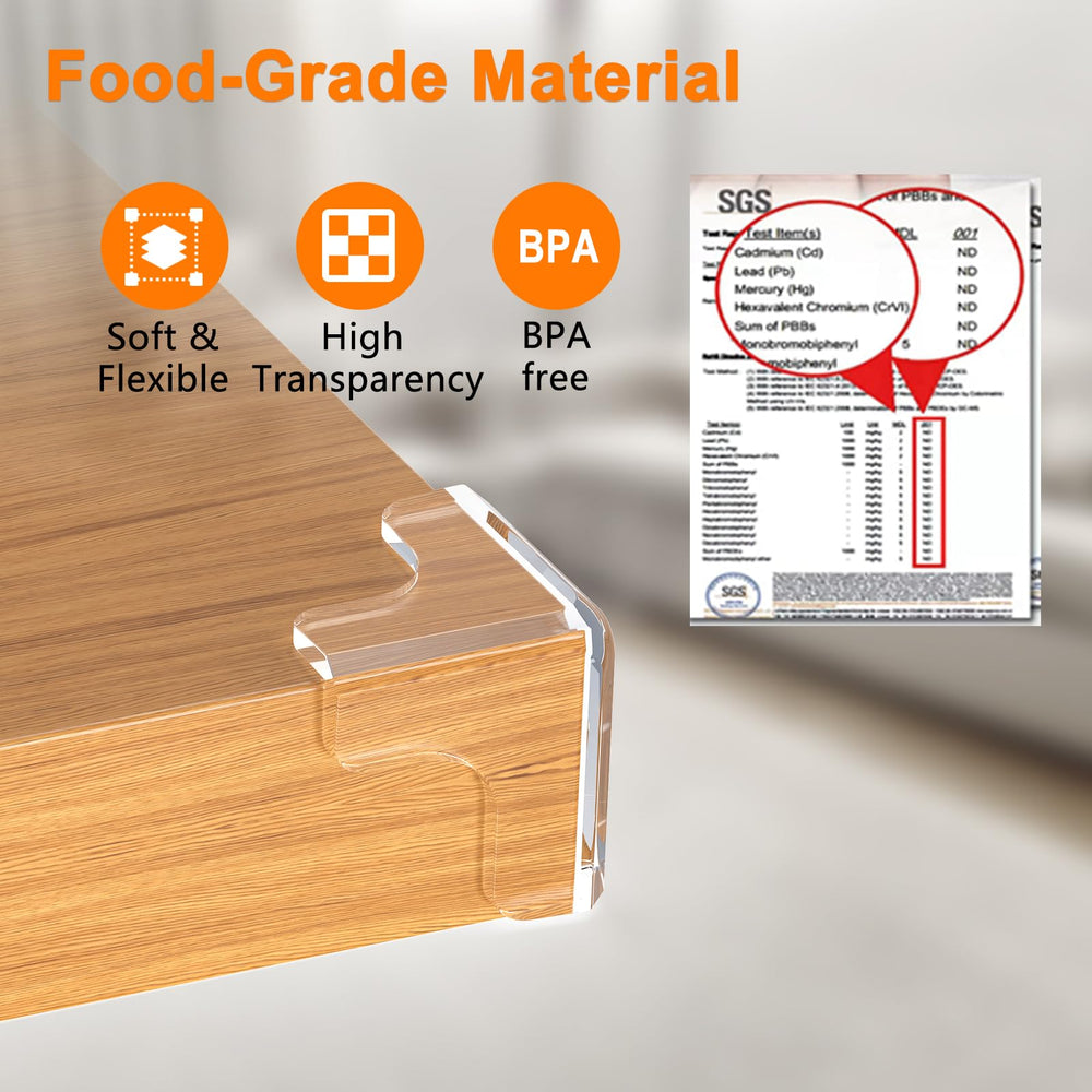 E-PRONSE soft protection for baby corners on wood, glass, and ceramic surfaces