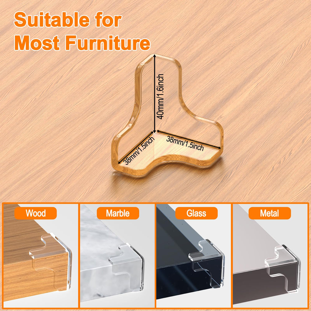 E-PRONSE compatible with wood, glass, plastic, steel, and ceramic surfaces