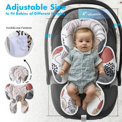 E1F1NN DOT adjustable Velcro strap grows with your baby for a comfortable fit
