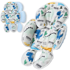 E1F1NN DOT baby car seat head support close-up shows cushioned headrest for newborn comfort