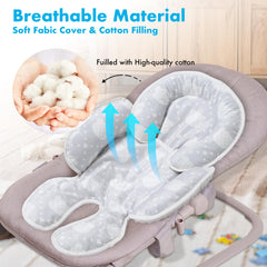 E1F1NN DOT universal fit for car seats, strollers, swings, and bouncers.
