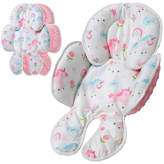 E1F1NN DOT baby head support offers full body cushioning for car seats.