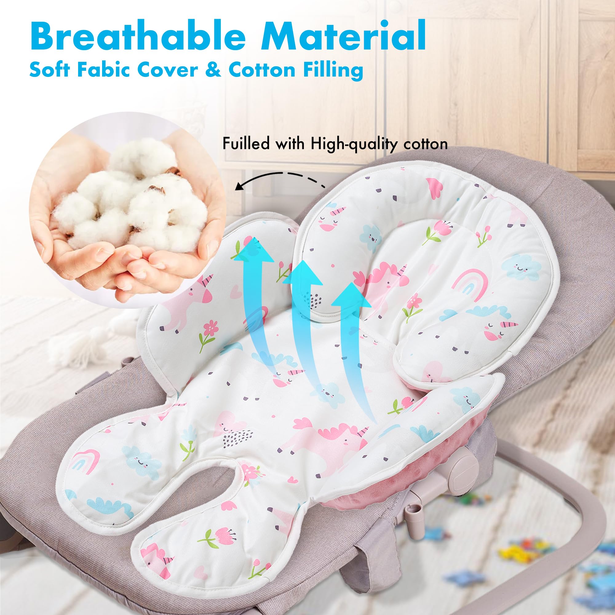 E1F1NN DOT lightweight cushion for on-the-go baby comfort.