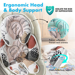 E1F1NN DOT double-sided insert offers two cozy options for growing babies