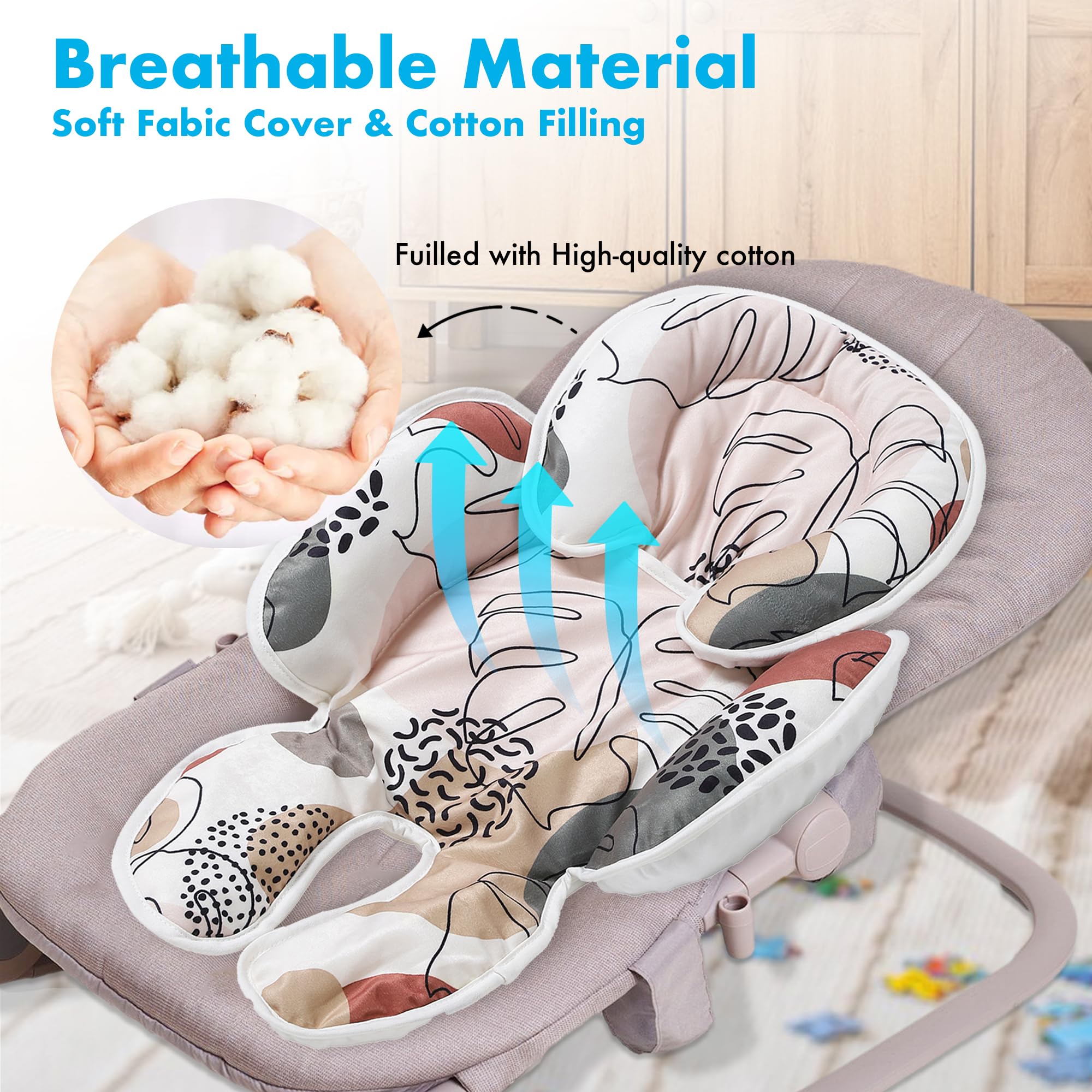 E1F1NN DOT lightweight cushion is easy to carry for travel days