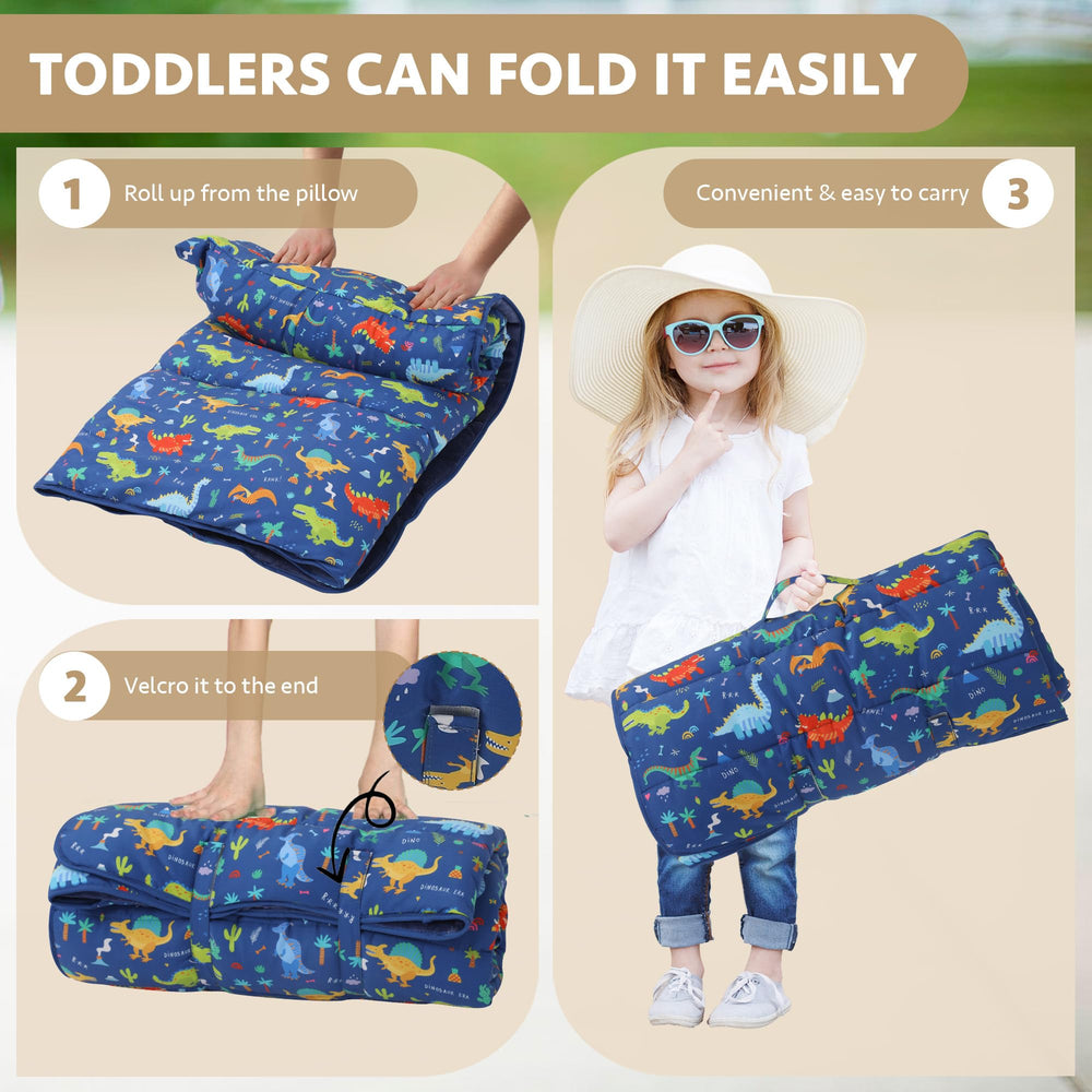 E1F1NN DOT nap mat carry handle enables kid-friendly transport