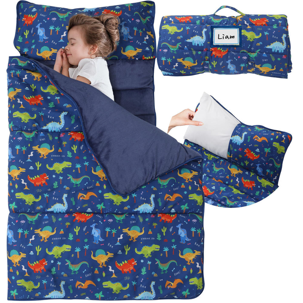 E1F1NN DOT nap mat plush minky fleece for cozy toddler naps at daycare