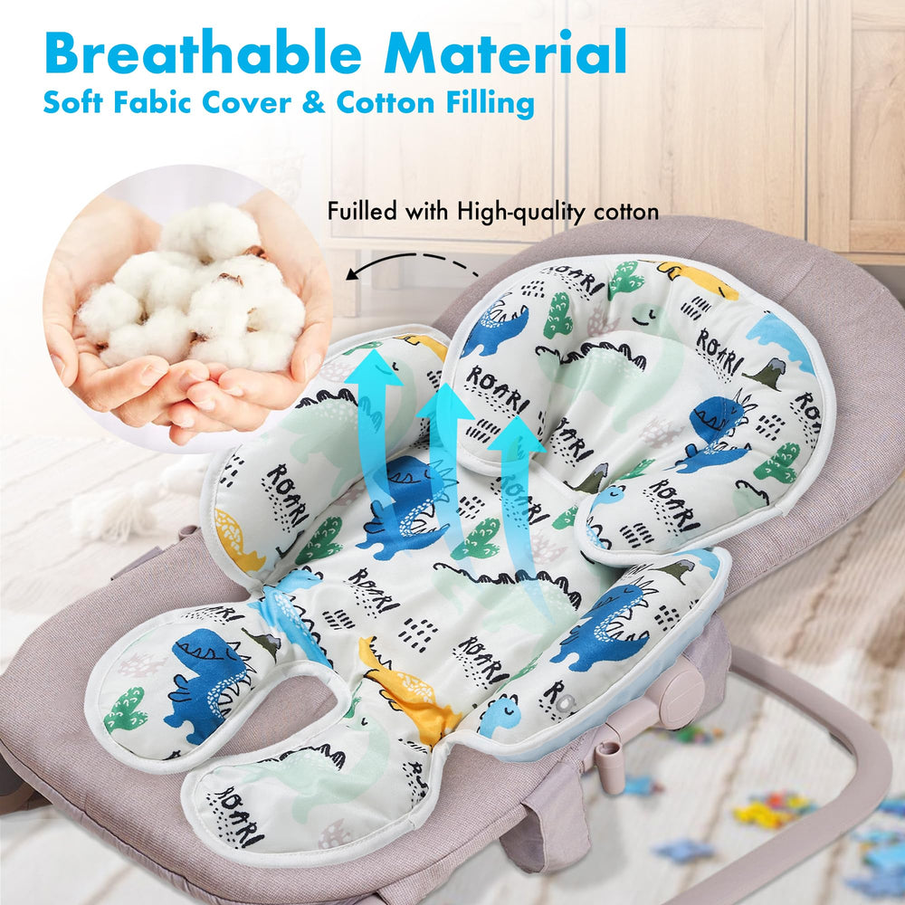 E1F1NN DOT Universal size cushion fits most car seats and strollers.