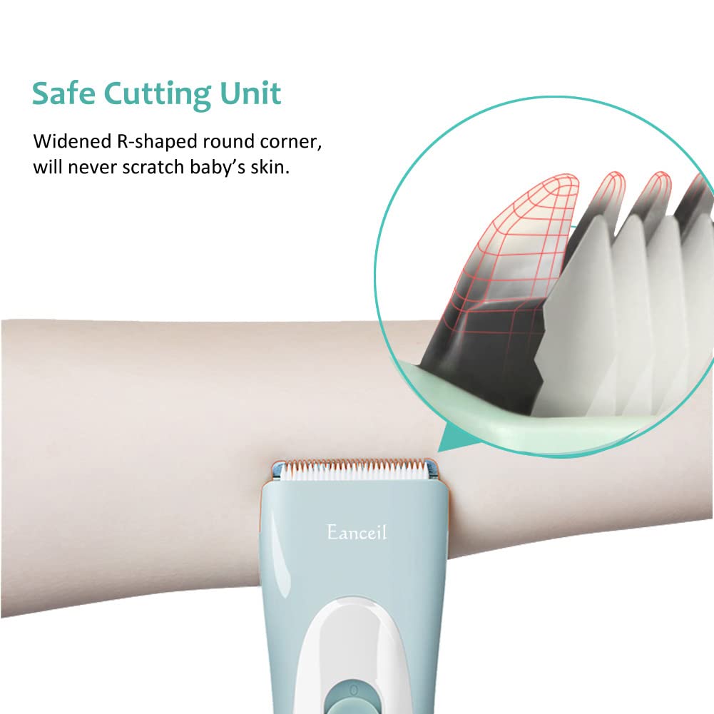 Detachable cutting unit and IPX-7 waterproof body for easy cleaning.