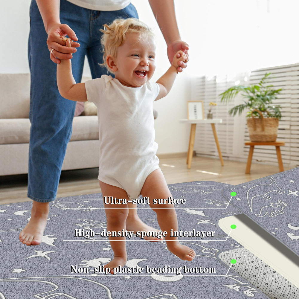Eanpet 5x7 ft rug fits nurseries, bedrooms, and playrooms