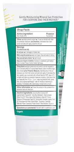 Earth Mama sunscreen duo recommended for easy reapplication on sunny days.