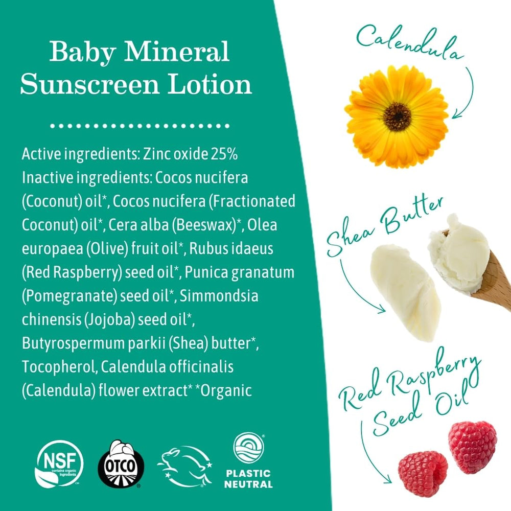 Earth Mama lotion with organic raspberry seed oil close-up highlights natural ingredients.