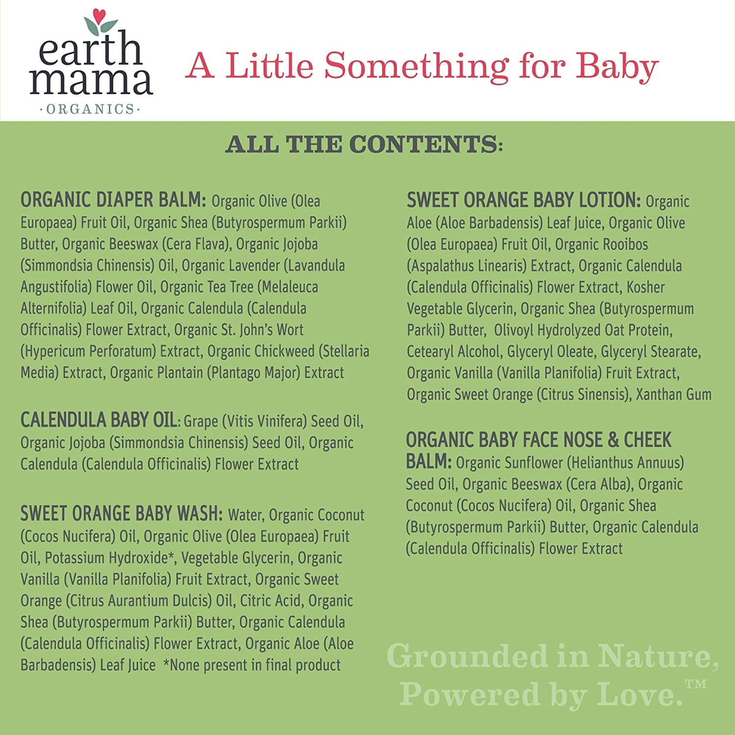Earth Mama baby shower gift box wrapped and ready to give