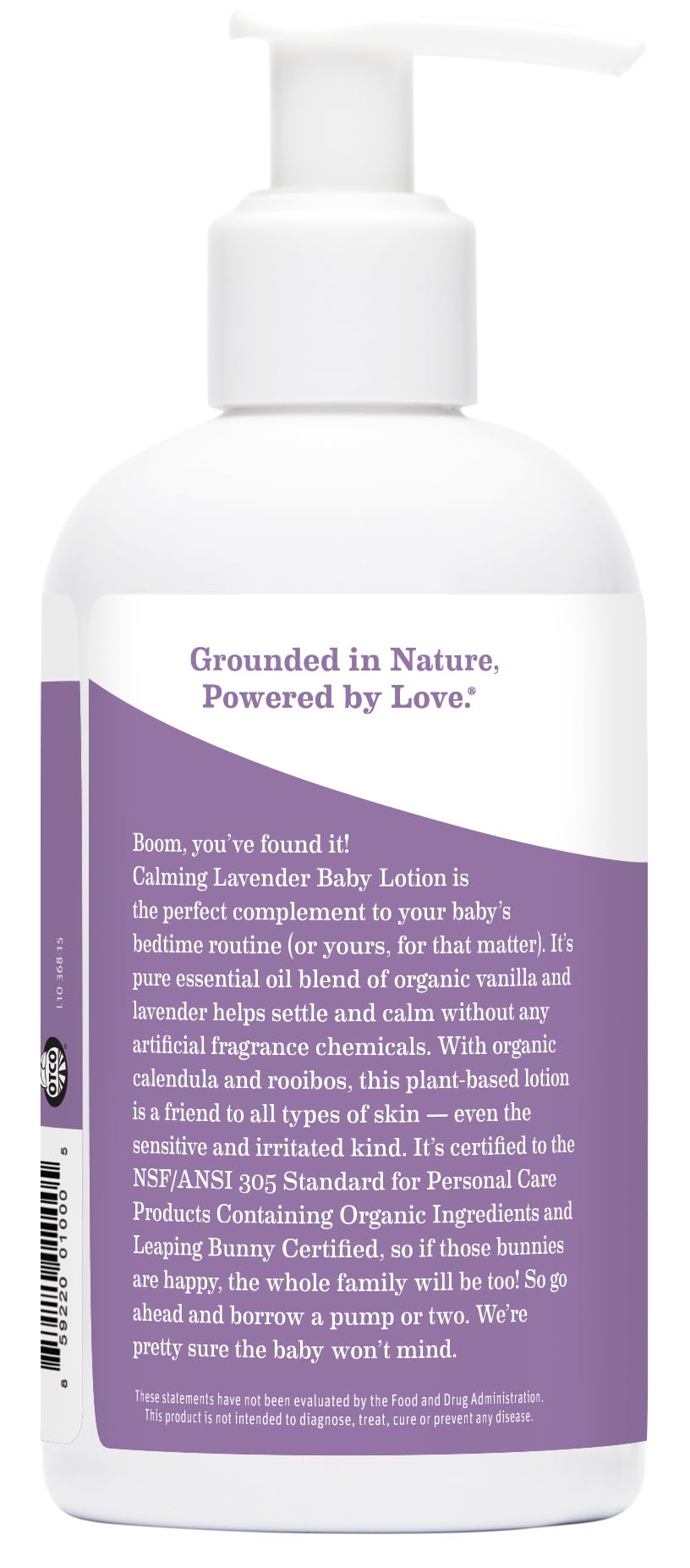 Leaping Bunny certified Earth Mama lotion ensures gentle care for families