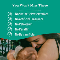 Front label of Earth Mama Diaper Balm jar.