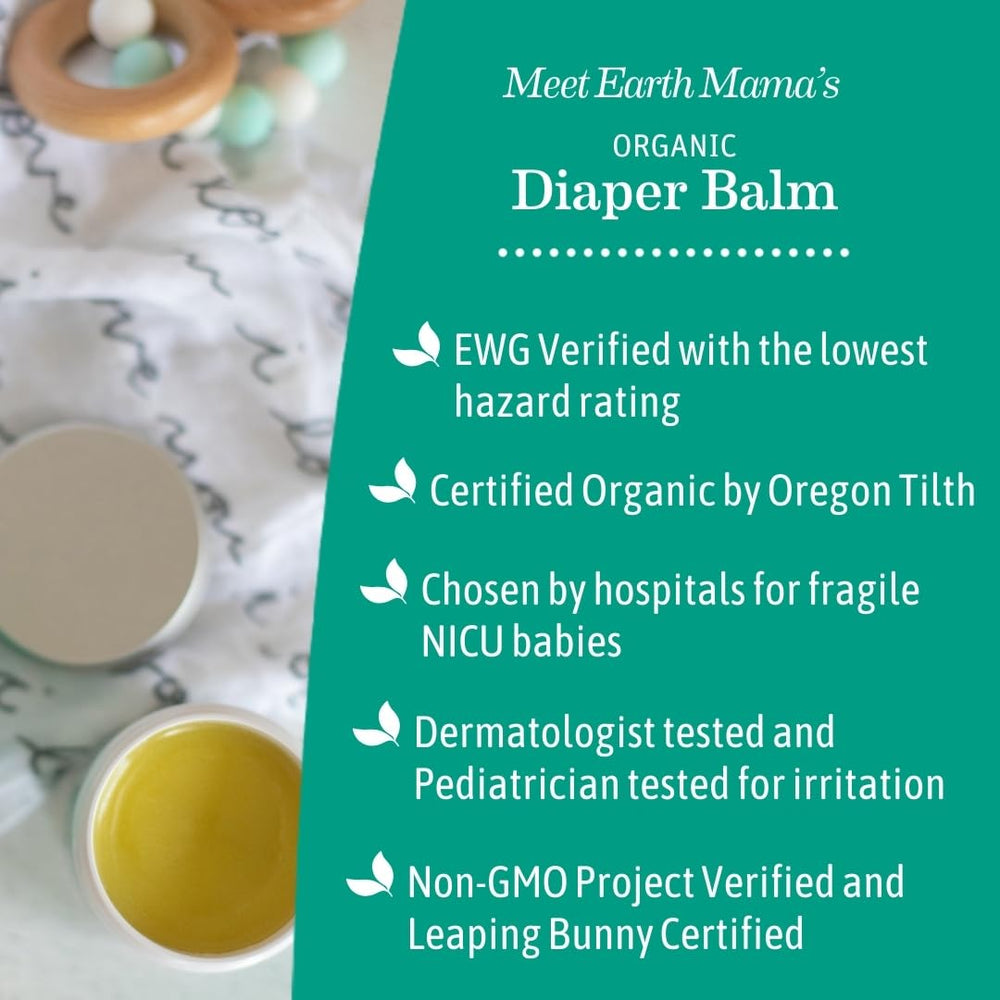 Earth Mama Diaper Balm NICU choice indicates trusted hospital selection