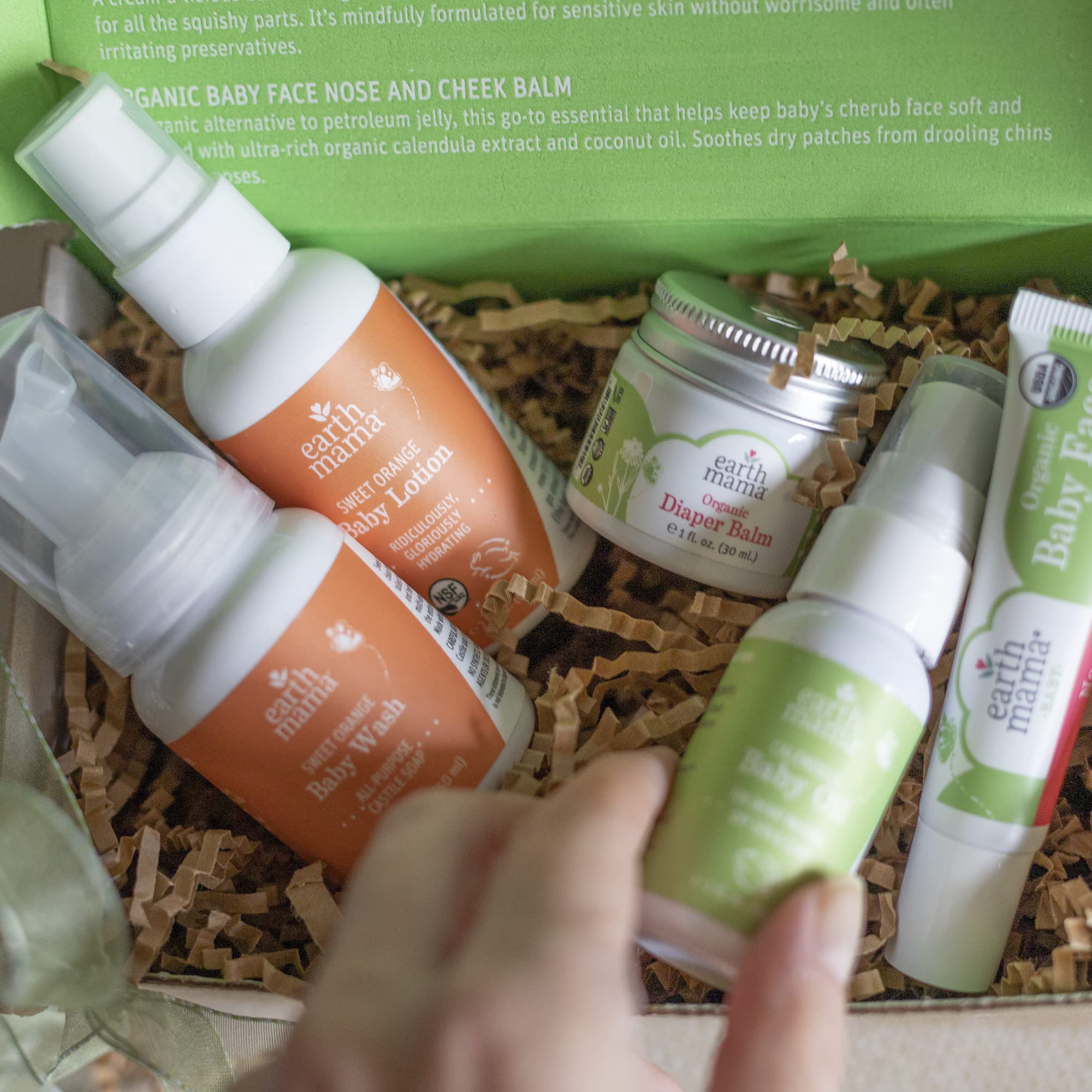 Calendula oil by Earth Mama close-up highlighting fragrance-free formula