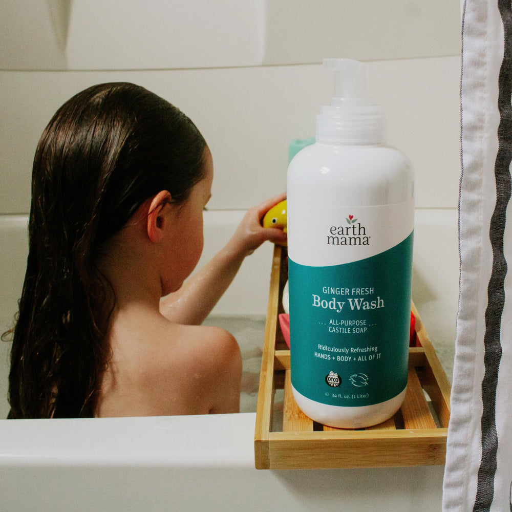 Earth Mama Ginger Fresh shea butter texture suggests creamy hydration