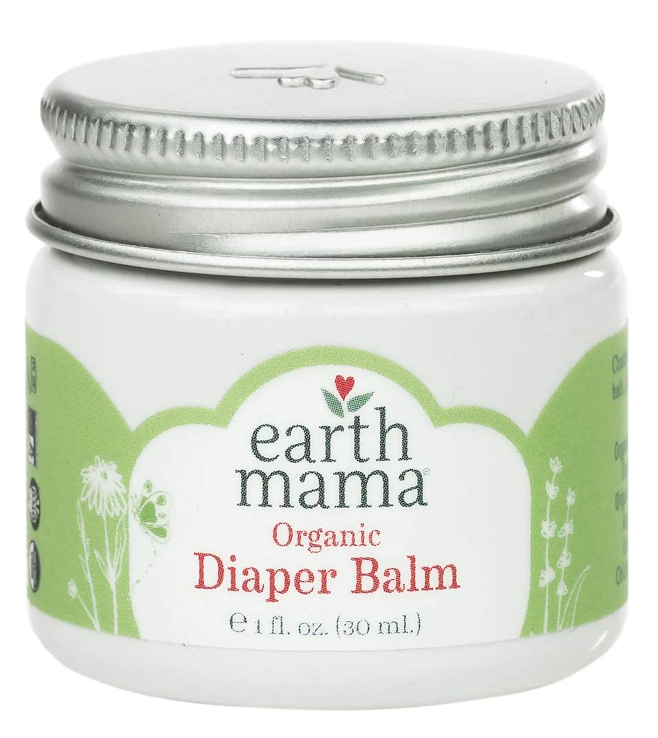 Earth Mama newborn care set packaging shown as gift-ready