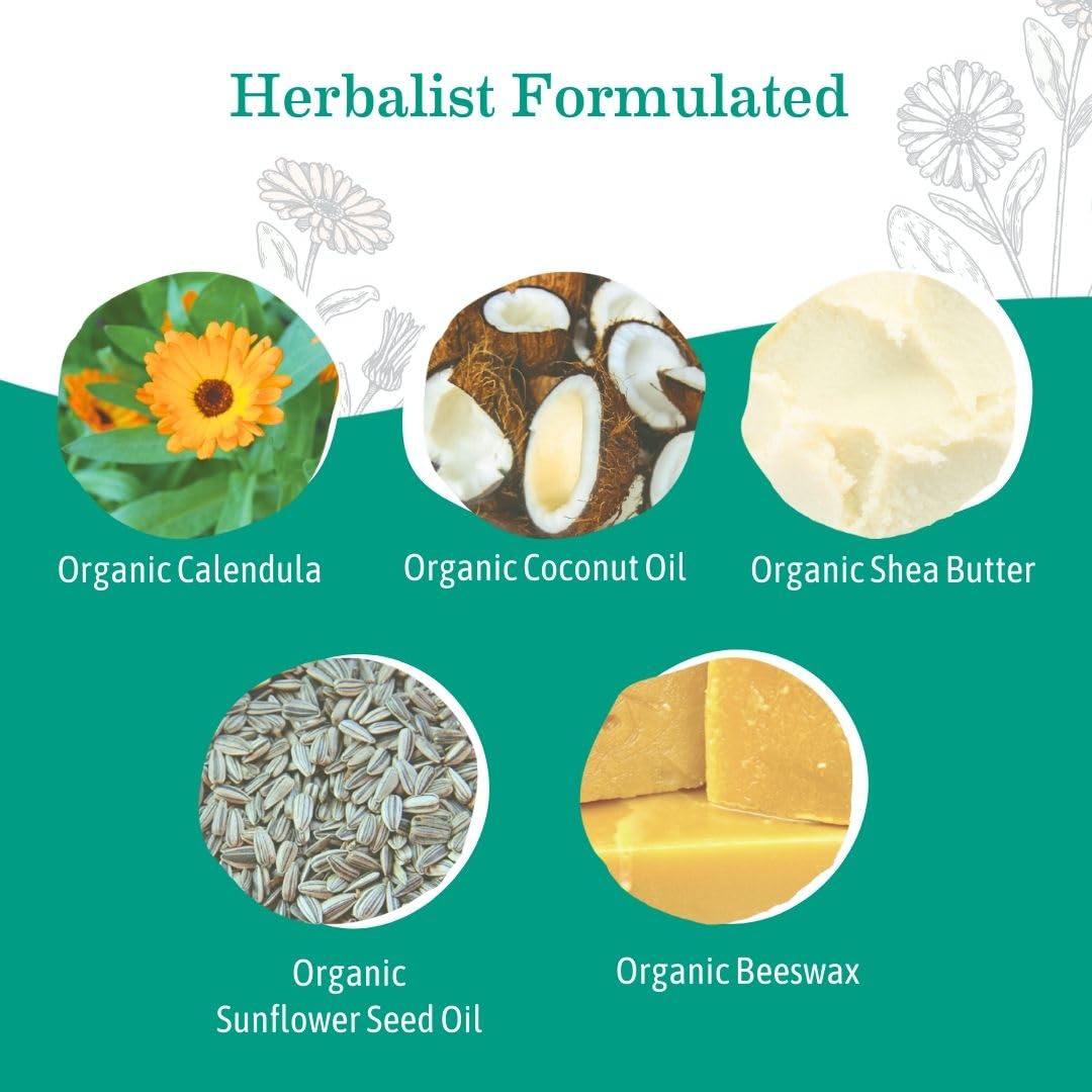Earth Mama packaging with USDA Organic and EWG Verified logos