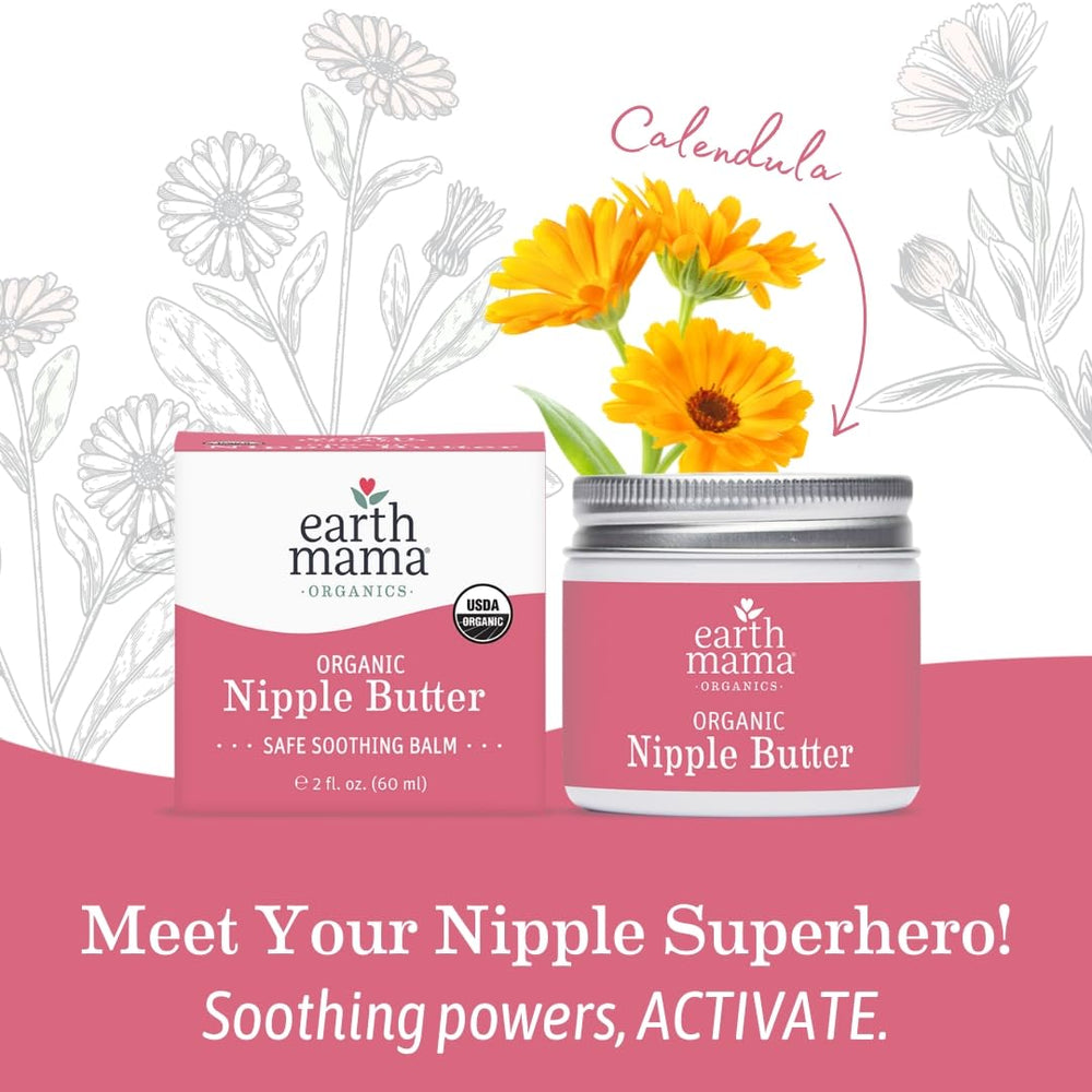 Earth Mama Organic Nipple Butter for NICU use provides practical postpartum relief