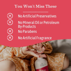 Earth Mama Simply Non-Scents lotion creamy texture absorbs smoothly on skin.