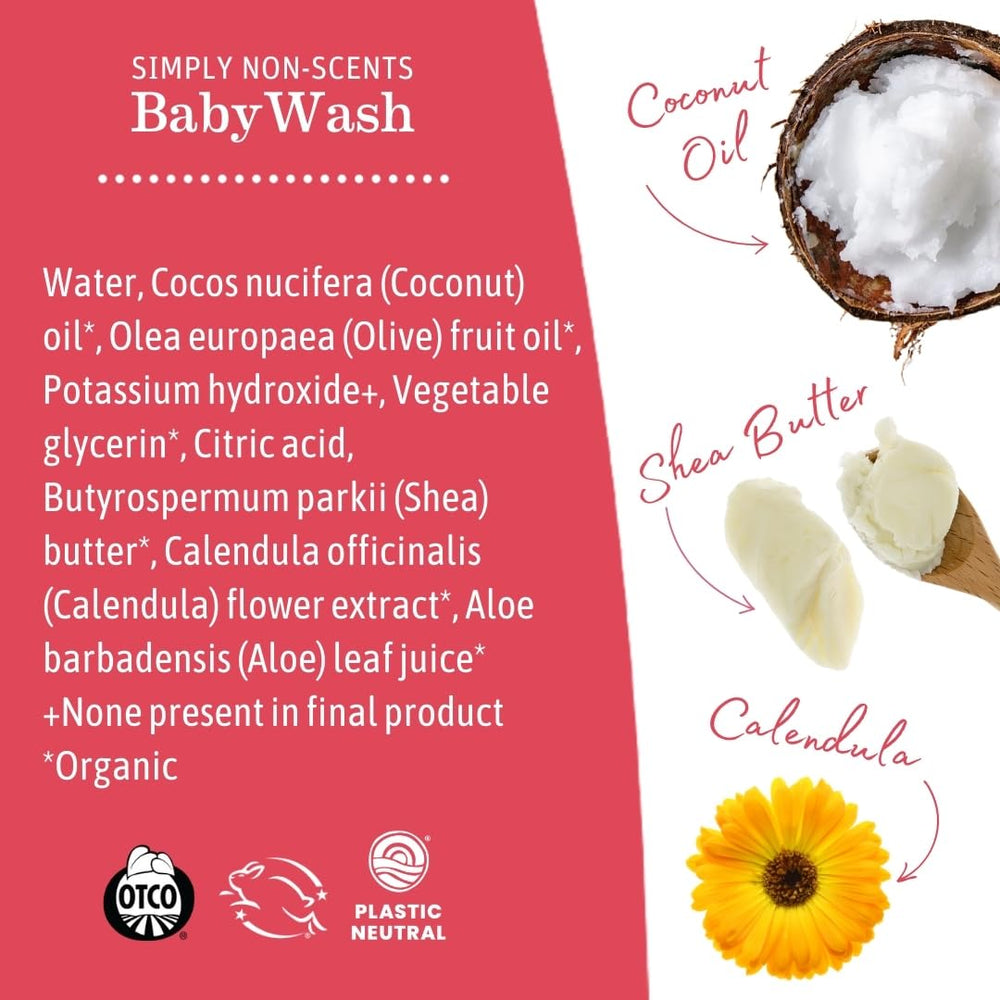 Earth Mama Simply Non-Scents fragrance-free foam demonstrates mild safe cleansing