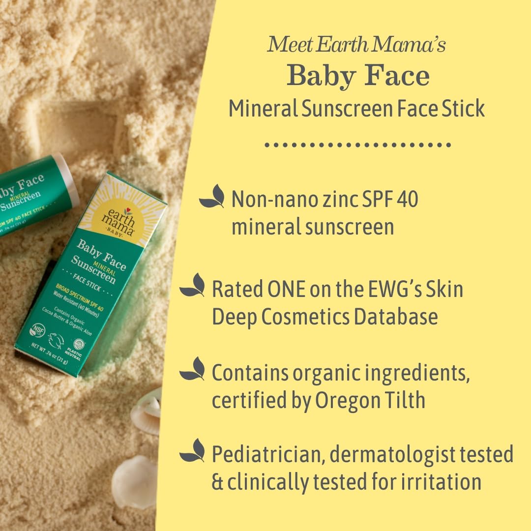 Earth Mama's water resistance lasts up to 40 minutes.