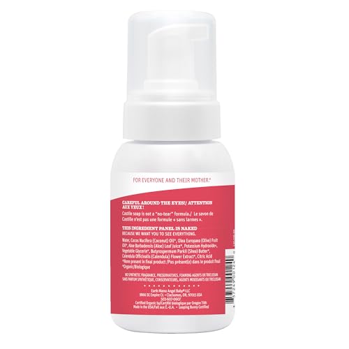 Earth Mama Sweet Orange Baby Wash sparkling bottle communicates gentle care
