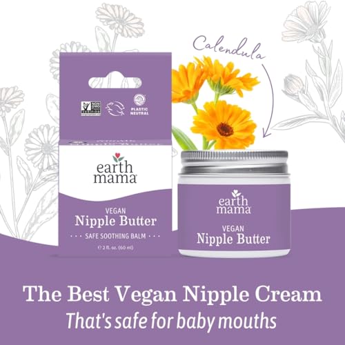 Earth Mama Vegan Nipple Butter gift-ready packaging suitable for baby showers.