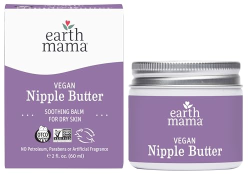 Earth Mama Vegan Nipple Butter postpartum care companion for nursing moms.