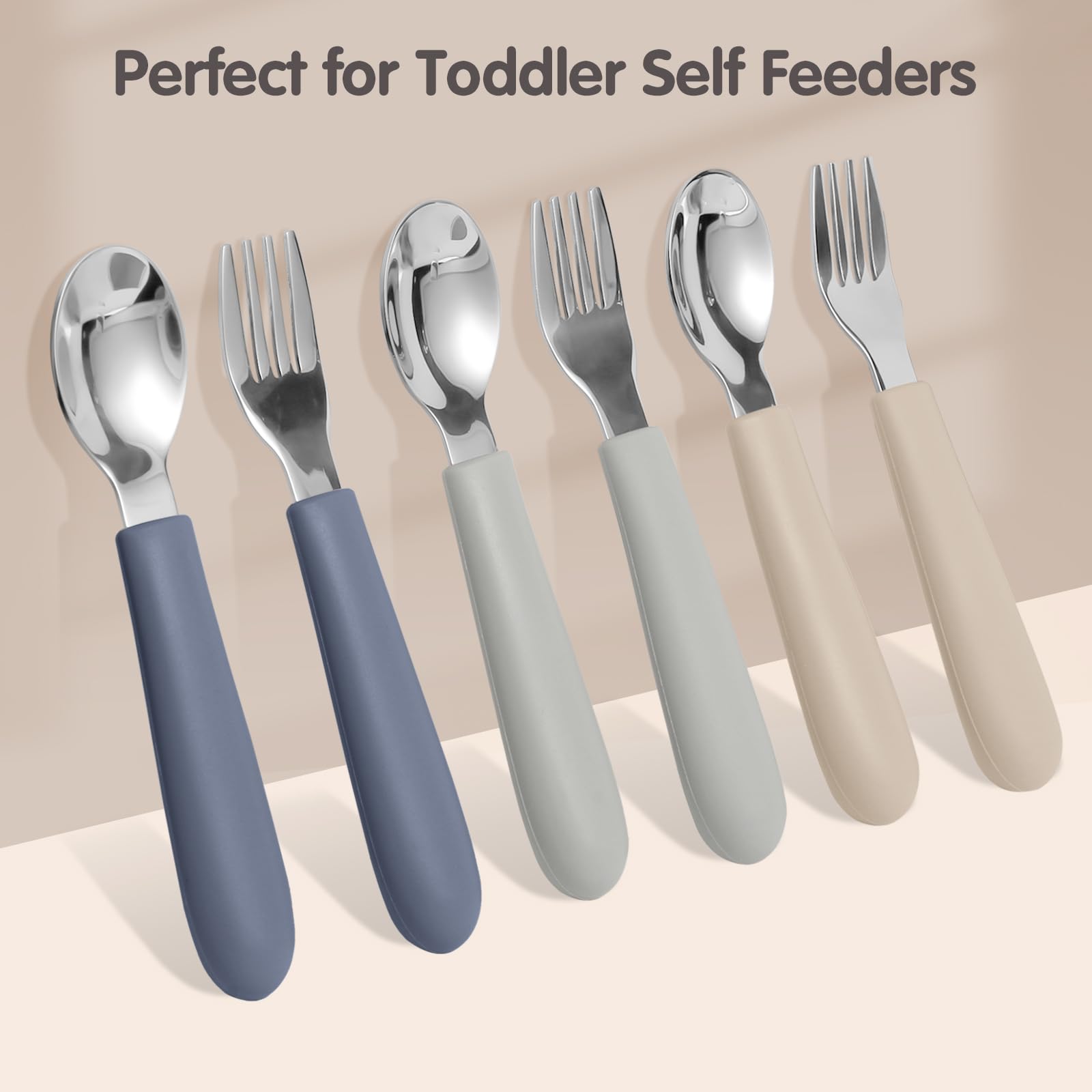 BPA-free Eascrozn kid utensils designed for worry-free meals.