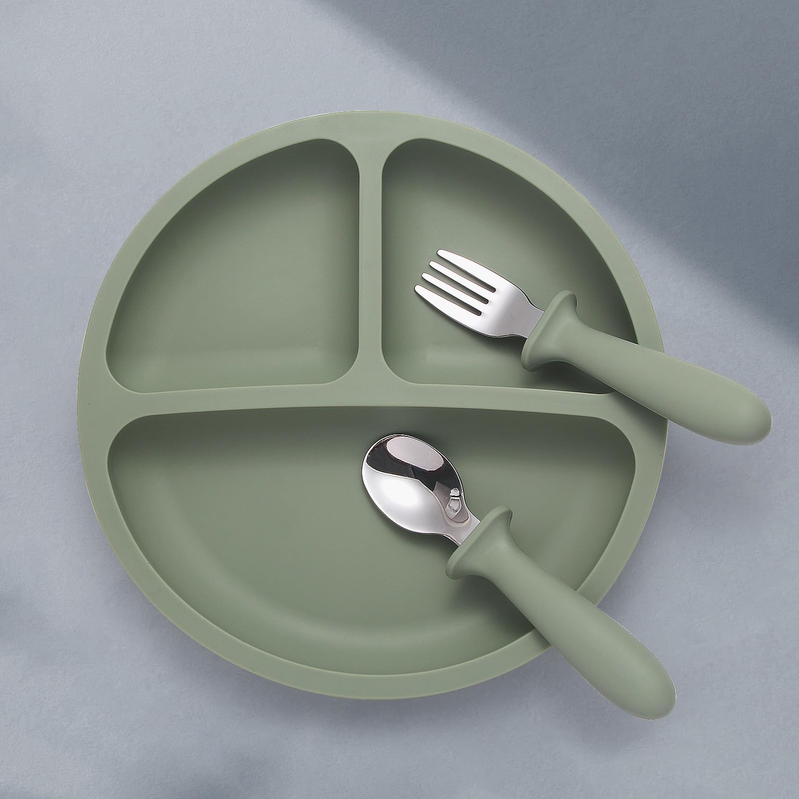 Eascrozn divided suction plate showing four suction cups on a smooth surface.