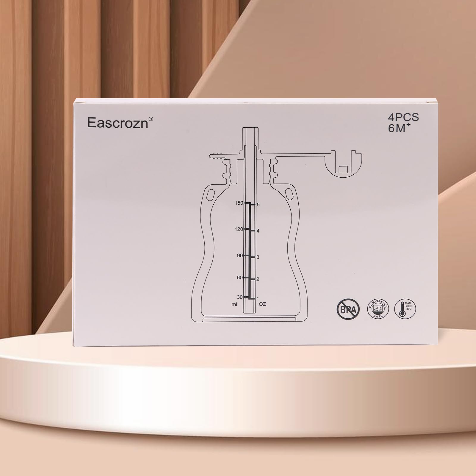 Eascrozn freezer-safe pouch preserves puree for quick meal prep.