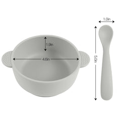 Eascrozn three-color bowls help differentiate meals for toddlers