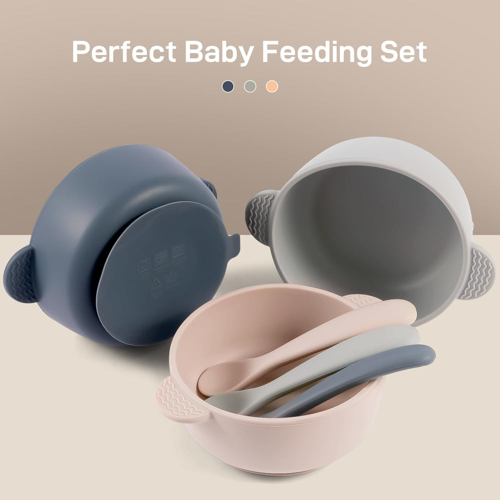 Eascrozn soft-tip spoons designed for gentle gums during feeding