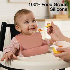 Eascrozn adjustable neck bibs grow with your child for years